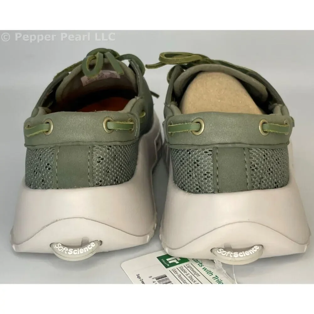 Deck Boat Fishing Casual Shoes Men’s 8 Women's 10 Sage SoftScience The Fin - Picture 12 of 15